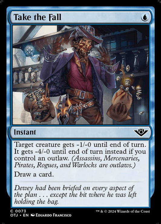 MTG Card Title: Take the Fall OTJ/73