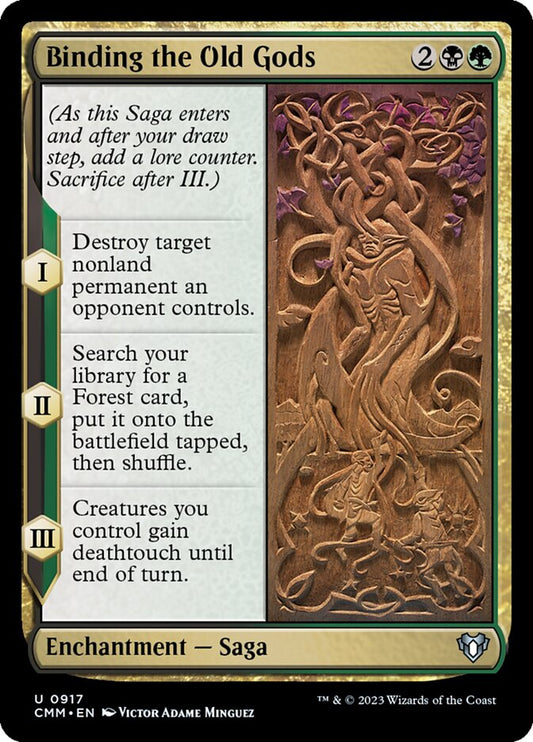 MTG Card Title: Binding the Old Gods CMM/917