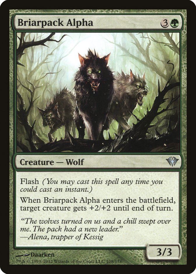 MTG Card Title: Briarpack Alpha DKA/108