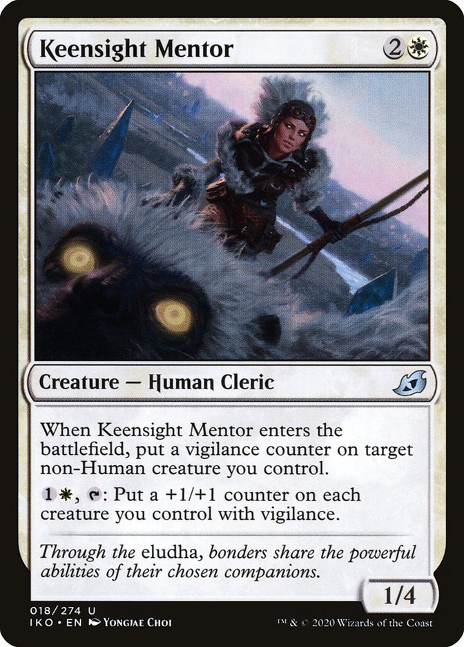MTG Card Title: Keensight Mentor IKO/18