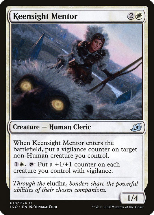MTG Card Title: Keensight Mentor IKO/18