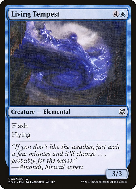MTG Card Title: Living Tempest ZNR/65