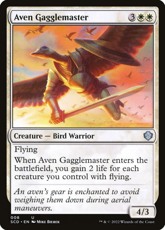 MTG Card Title: Aven Gagglemaster SCD/8