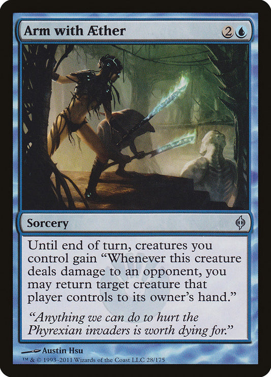 MTG Card Title: Arm with Aether NPH/28