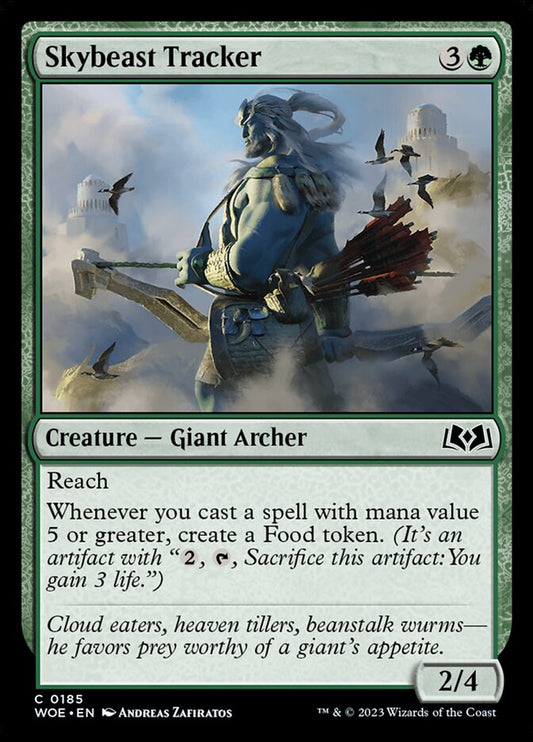 MTG Card Title: Skybeast Tracker WOE/185