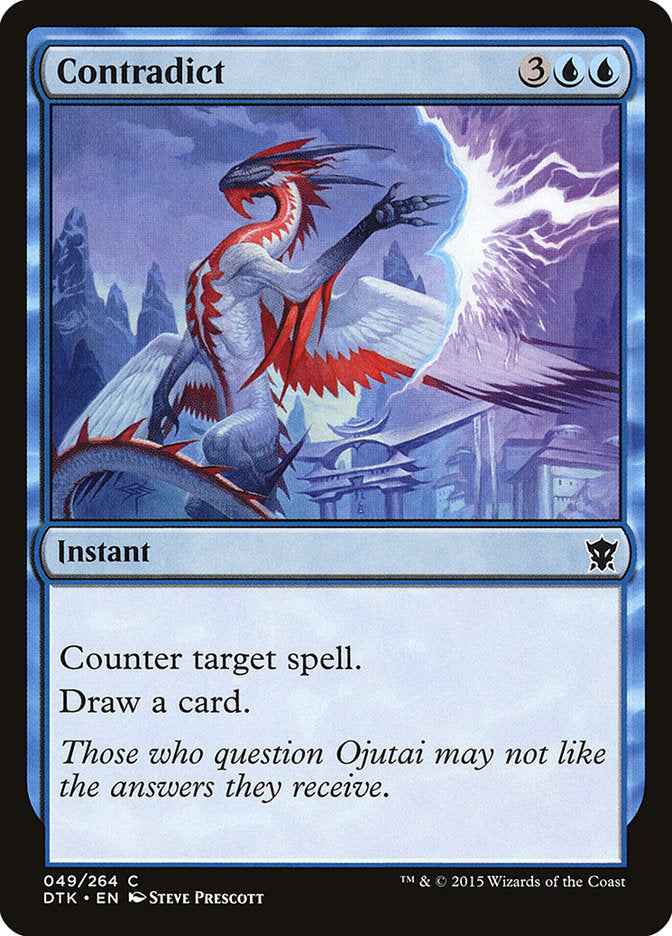 MTG Card Title: Contradict DTK/49