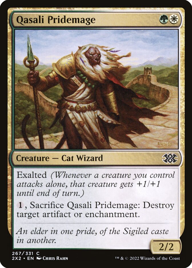 MTG Card Title: Qasali Pridemage 2X2/267