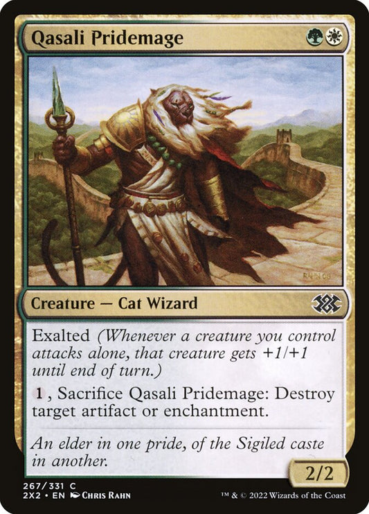 MTG Card Title: Qasali Pridemage 2X2/267