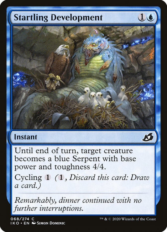 MTG Card Title: Startling Development IKO/68
