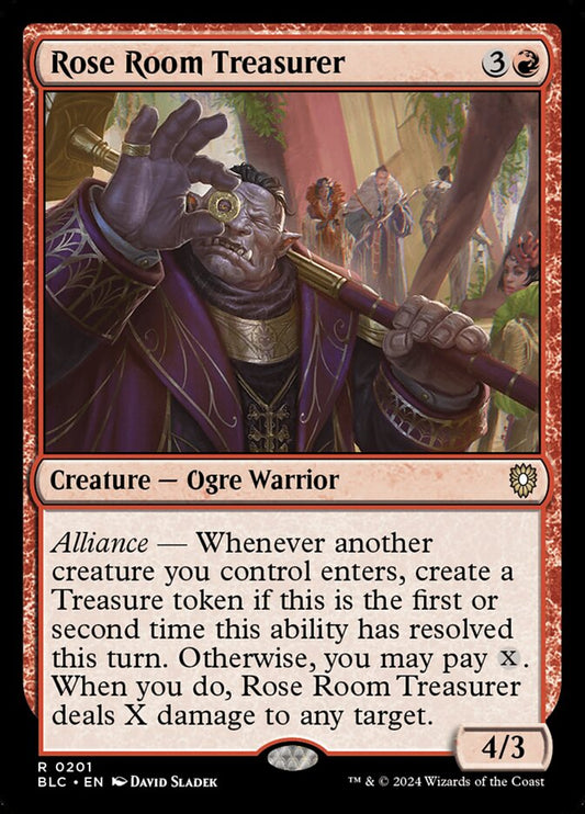 MTG Card Title: Rose Room Treasurer BLC/201