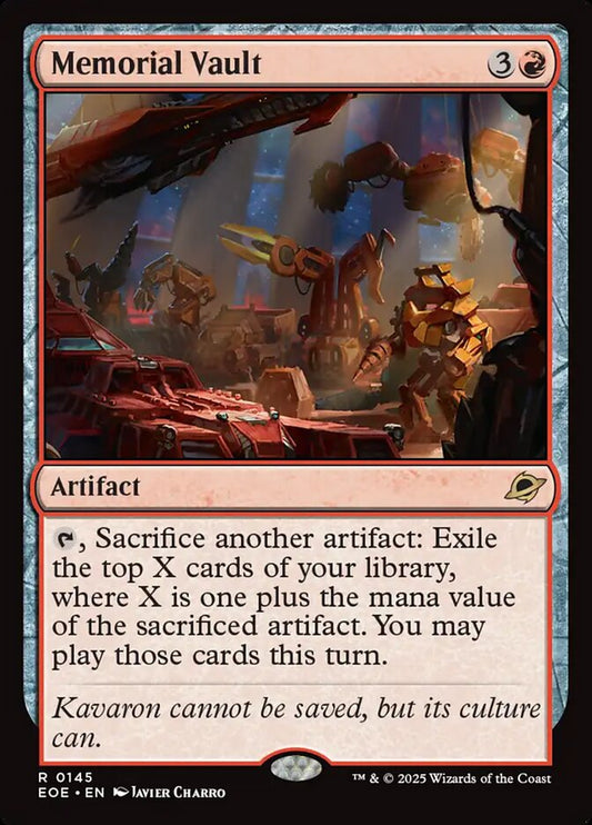 MTG Card Title: Memorial Vault EOE/145