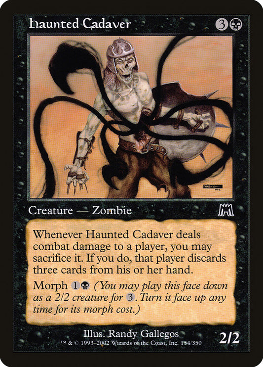 MTG Card Title: Haunted Cadaver ONS/154