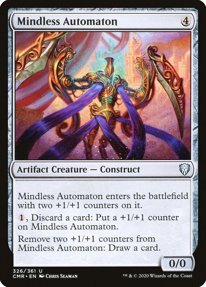 MTG Card Title: Mindless Automaton CMR/326