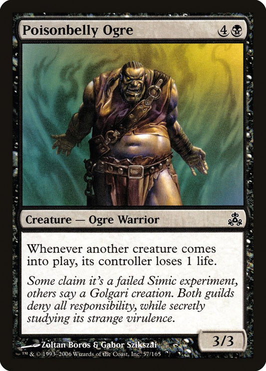 MTG Card Title: Poisonbelly Ogre GPT/57