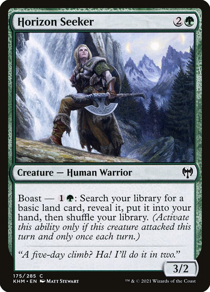 MTG Card Title: Horizon Seeker KHM/175