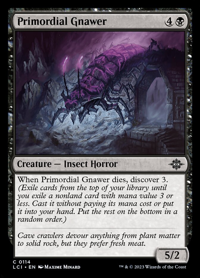 MTG Card Title: Primordial Gnawer LCI/114