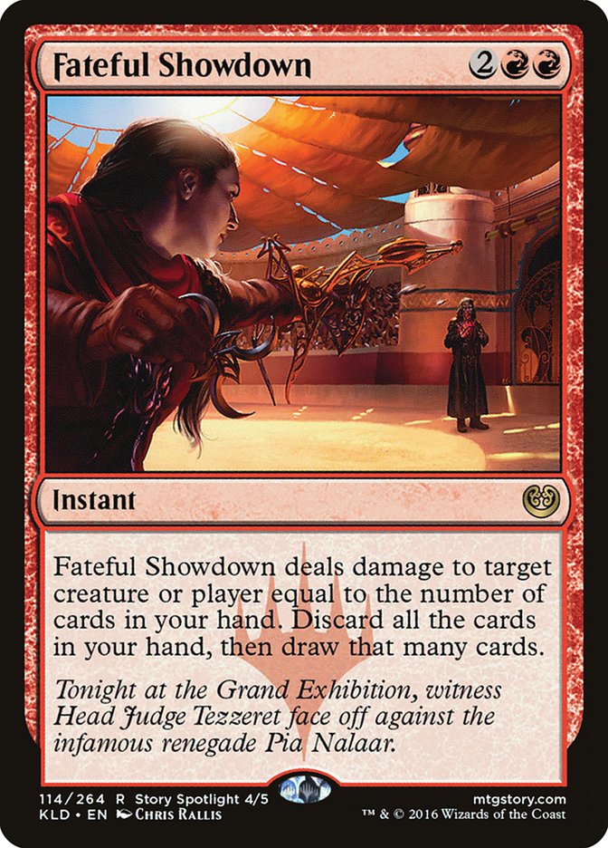 MTG Card Title: Fateful Showdown KLD/114