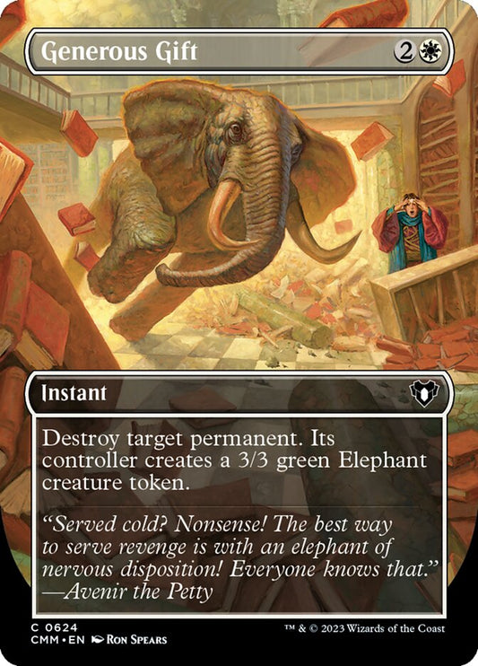 MTG Card Title: Generous Gift CMM/624