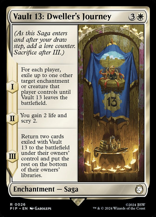 MTG Card Title: Vault 13: Dweller's Journey PIP/26