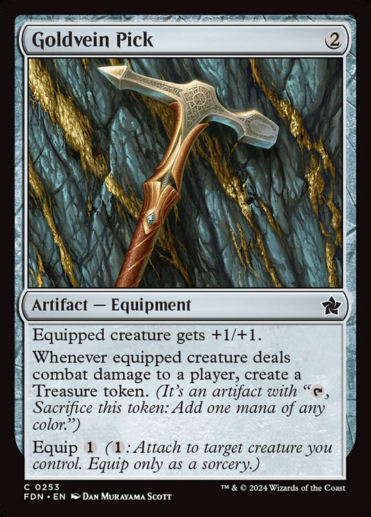 MTG Card Title: Goldvein Pick FDN/253