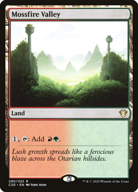 MTG Card Title: Mossfire Valley C20/290