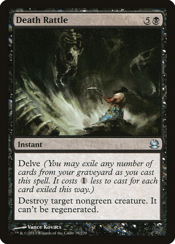 MTG Card Title: Death Rattle MMA/78