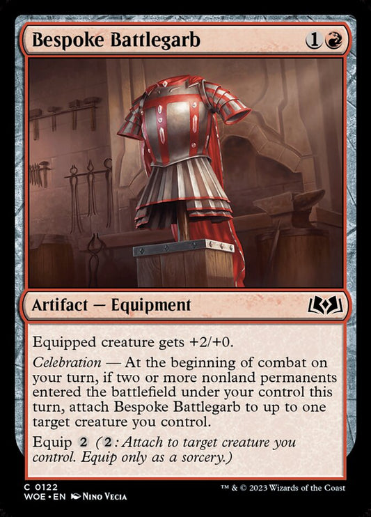 MTG Card Title: Bespoke Battlegarb WOE/122