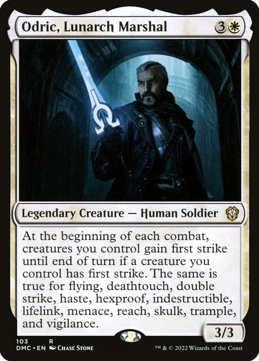 MTG Card Title: Odric, Lunarch Marshal DMC/103