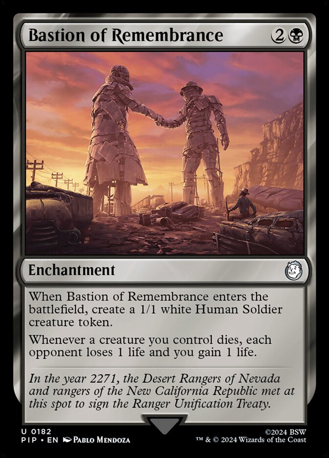 MTG Card Title: Bastion of Remembrance PIP/182