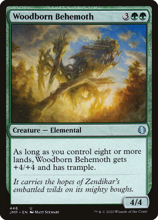 MTG Card Title: Woodborn Behemoth JMP/446