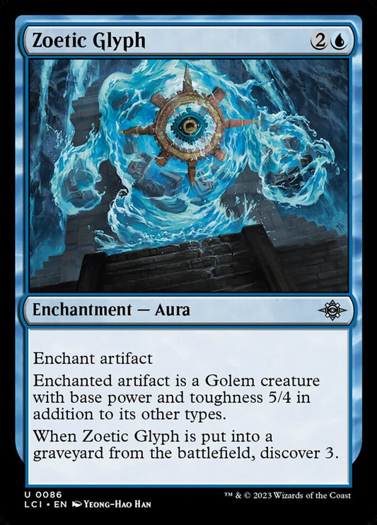 MTG Card Title: Zoetic Glyph LCI/86