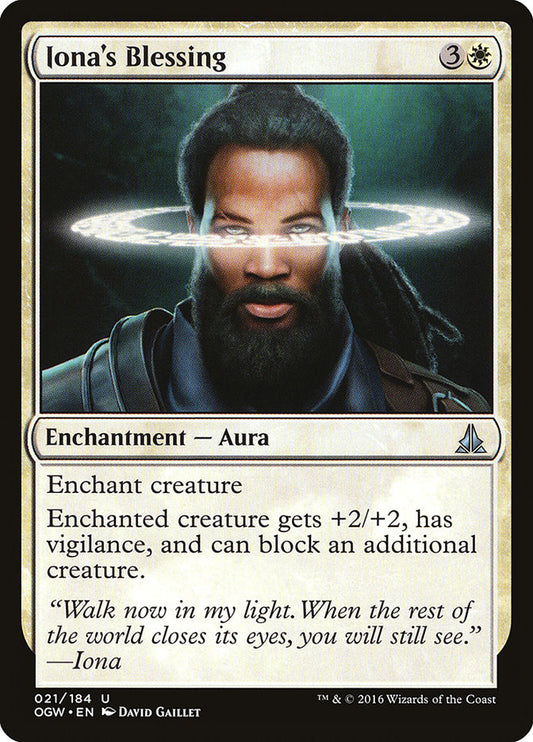 MTG Card Title: Iona's Blessing OGW/21