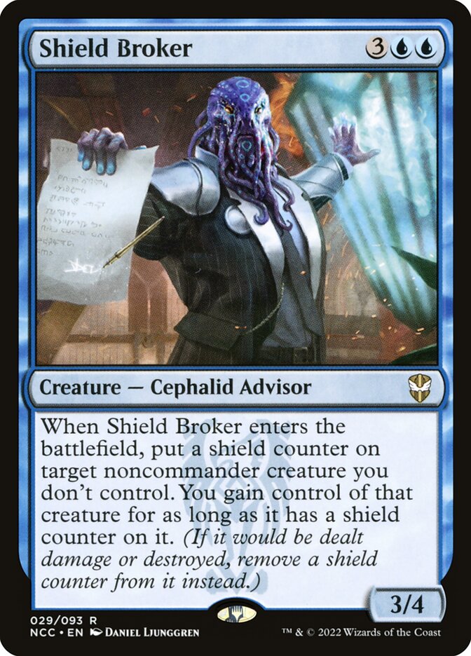 MTG Card Title: Shield Broker NCC/29