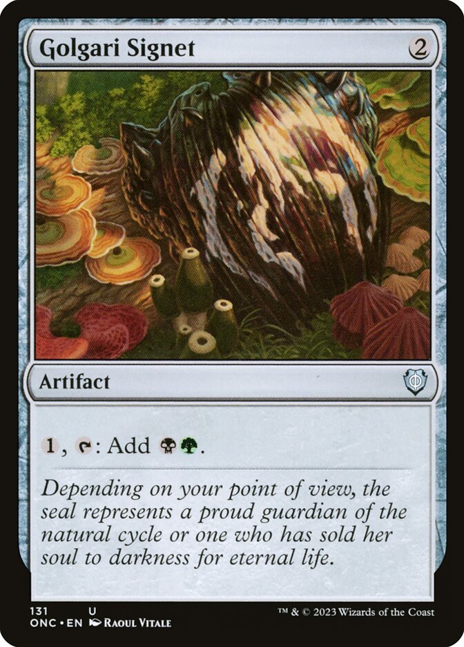 MTG Card Title: Golgari Signet ONC/131