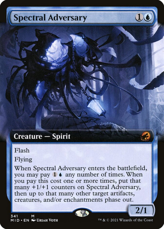 MTG Card Title: Spectral Adversary MID/341