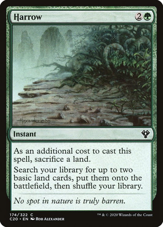 MTG Card Title: Harrow C20/174