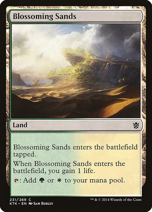 MTG Card Title: Blossoming Sands KTK/231