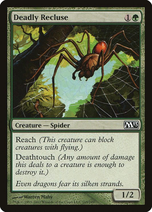 MTG Card Title: Deadly Recluse M13/165