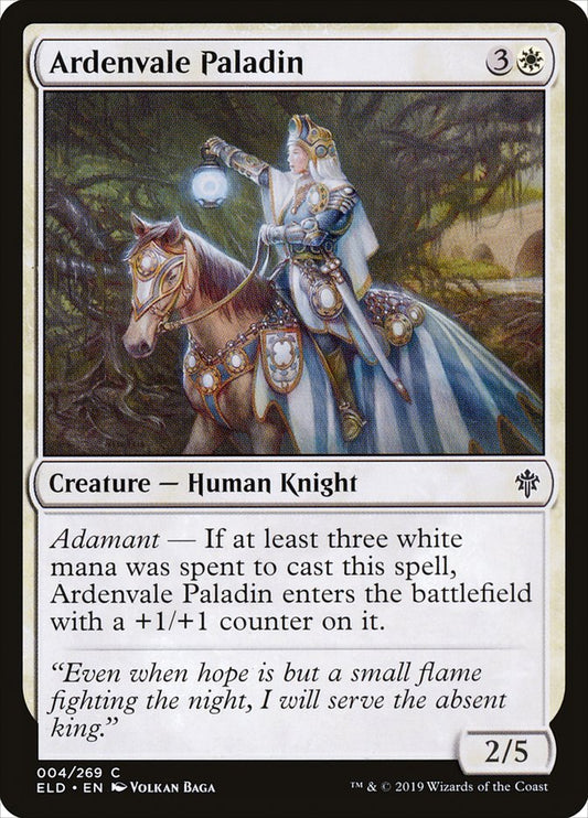 MTG Card Title: Ardenvale Paladin ELD/4