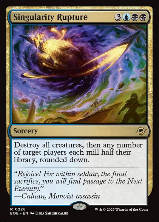 MTG Card Title: Singularity Rupture EOE/228
