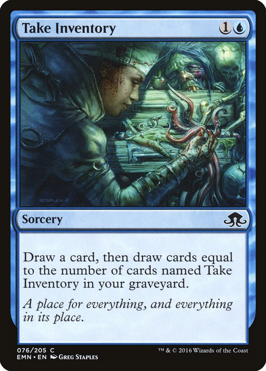 MTG Card Title: Take Inventory EMN/76