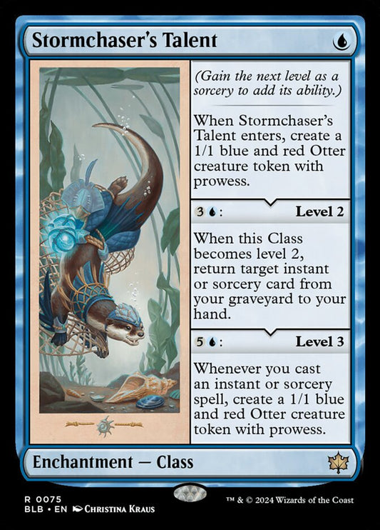 MTG Card Title: Stormchaser's Talent BLB/75