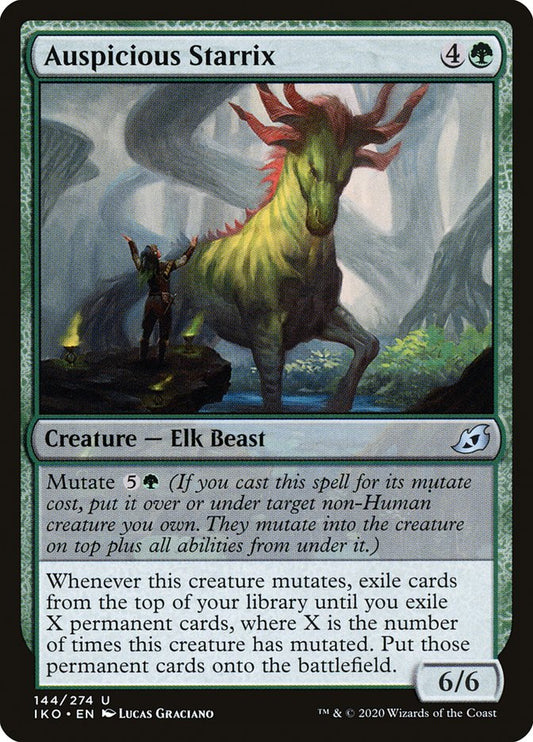 MTG Card Title: Auspicious Starrix IKO/144