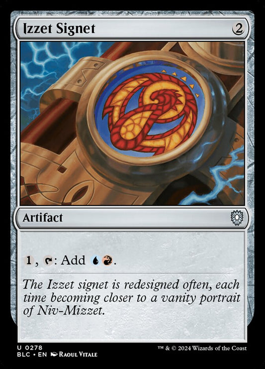 MTG Card Title: Izzet Signet BLC/278