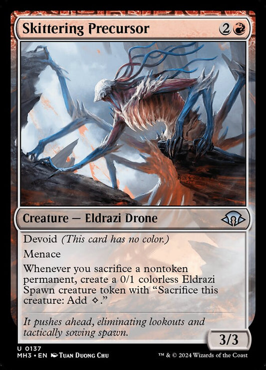 MTG Card Title: Skittering Precursor MH3/137