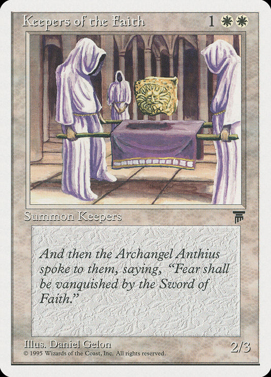 MTG Card Title: Keepers of the Faith CHR/9
