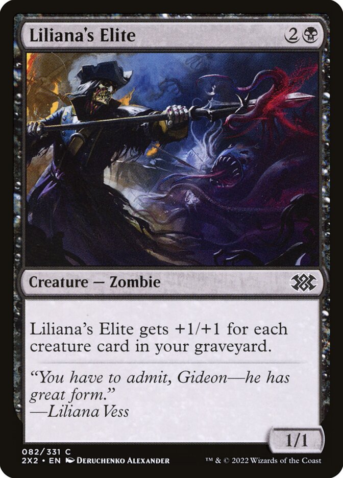 MTG Card Title: Liliana's Elite 2X2/82