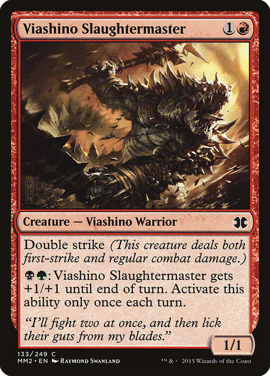 MTG Card Title: Viashino Slaughtermaster MM2/133