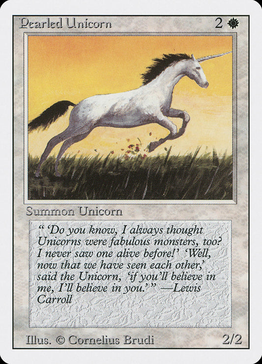 MTG Card Title: Pearled Unicorn 3ED/30