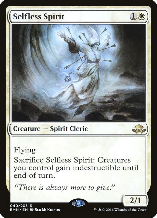 MTG Card Title: Selfless Spirit EMN/40